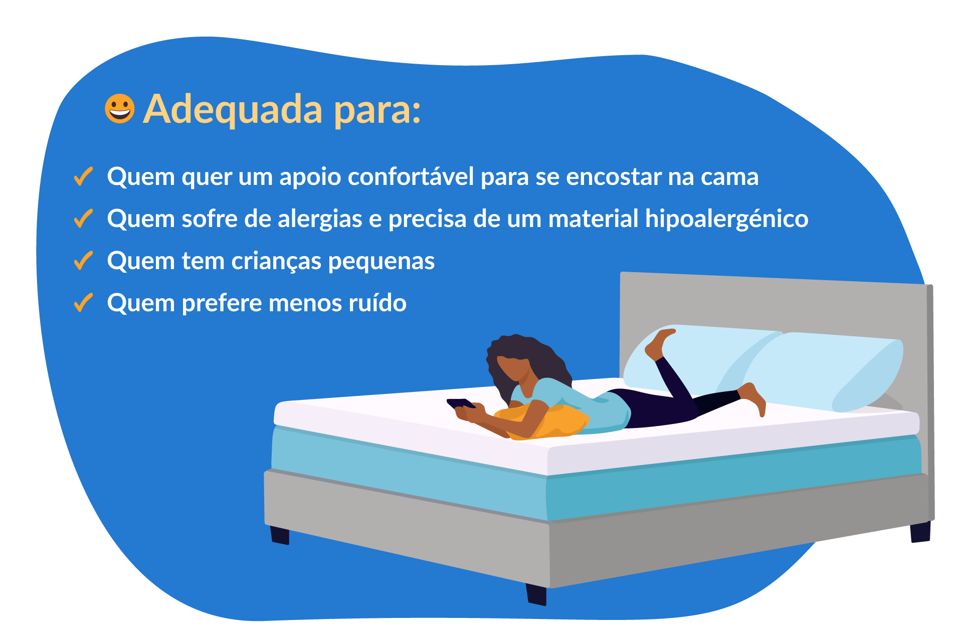 para quem é adequada uma cama estofada